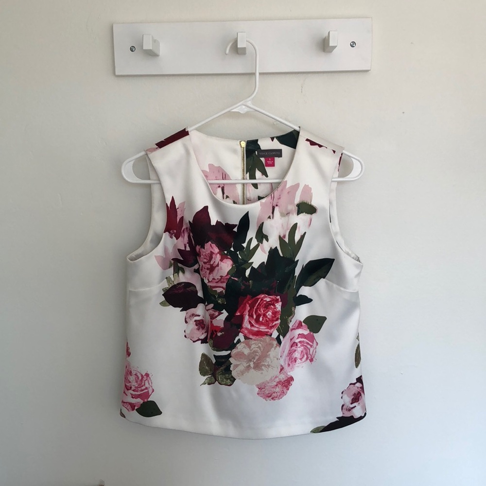 Vince Camuto Floral Tank